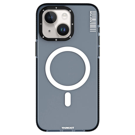 Apple iPhone 15 Plus Kılıf M-safe Şarj Özellikli YoungKit Crystal Color Serisi Kapak