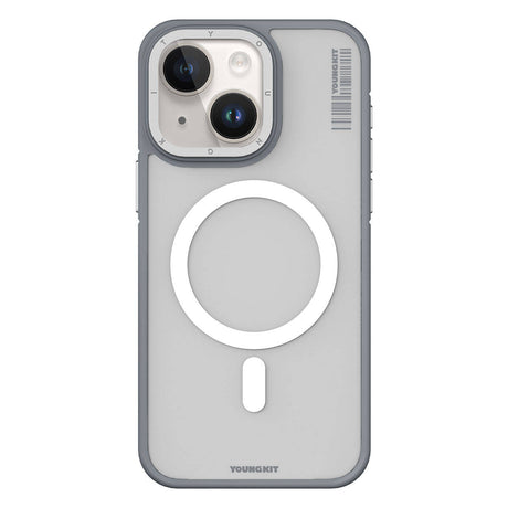 Apple iPhone 15 Plus Kılıf M-safe Şarj Özellikli Youngkit Rock Sand Serisi Kapak