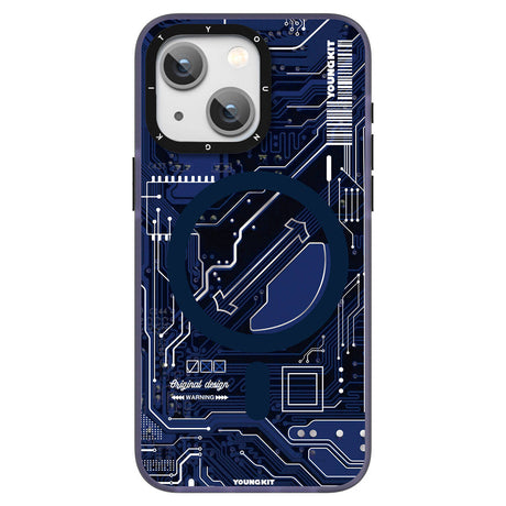 Apple iPhone 15 Plus Kılıf M-safe Şarj Özellikli YoungKit Technology Serisi Kapak