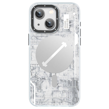 Apple iPhone 15 Plus Kılıf M-safe Şarj Özellikli YoungKit Technology Serisi Kapak