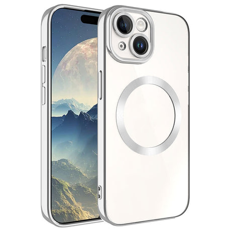 Apple iPhone 15 Plus Kılıf M-safe Wireless Şarj Özellikli Zore Setro Silikon