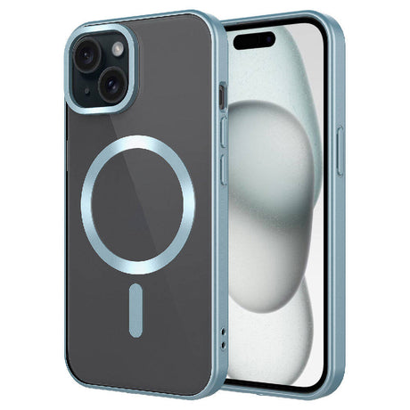 Apple iPhone 15 Plus Kılıf Mat Tasarımlı M-safe Wireless Şarj Özellikli Zore Mat Setro Kapak