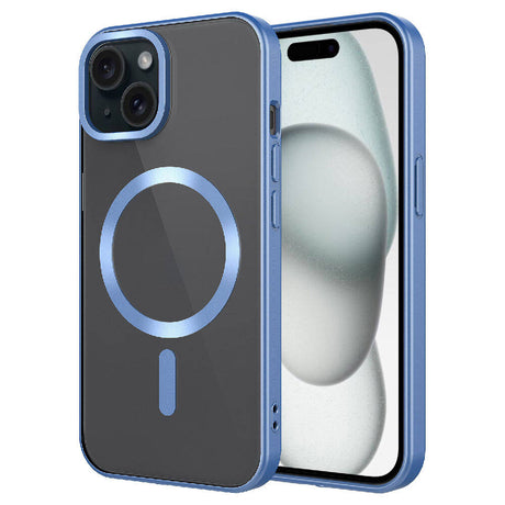 Apple iPhone 15 Plus Kılıf Mat Tasarımlı M-safe Wireless Şarj Özellikli Zore Mat Setro Kapak