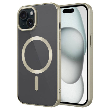 Apple iPhone 15 Plus Kılıf Mat Tasarımlı M-safe Wireless Şarj Özellikli Zore Mat Setro Kapak
