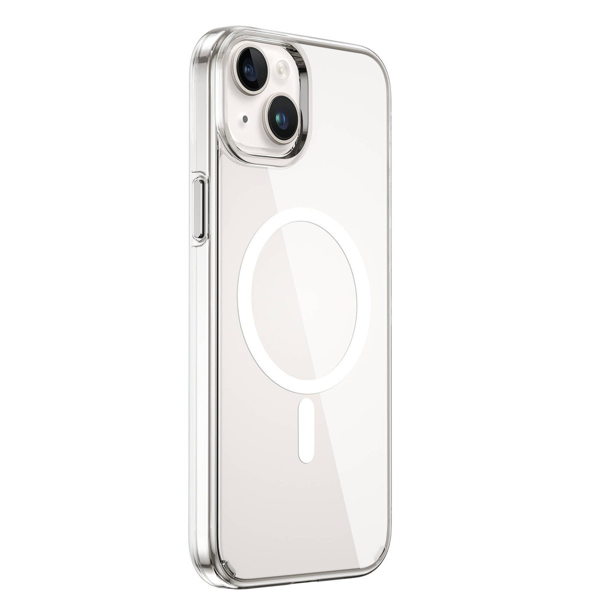 Apple iPhone 15 Plus Kılıf Wiwu FYY-014 M-safe Şarj Özellikli Şeffaf Kapak