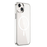 Apple iPhone 15 Plus Kılıf Wiwu FYY-014 M-safe Şarj Özellikli Şeffaf Kapak