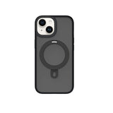 Apple iPhone 15 Plus Kılıf Wiwu ZMM-010 M-safe Şarj Özellikli Mat Arka Yüzey Standlı Kapak