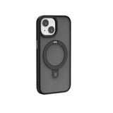 Apple iPhone 15 Plus Kılıf Wiwu ZMM-010 M-safe Şarj Özellikli Mat Arka Yüzey Standlı Kapak