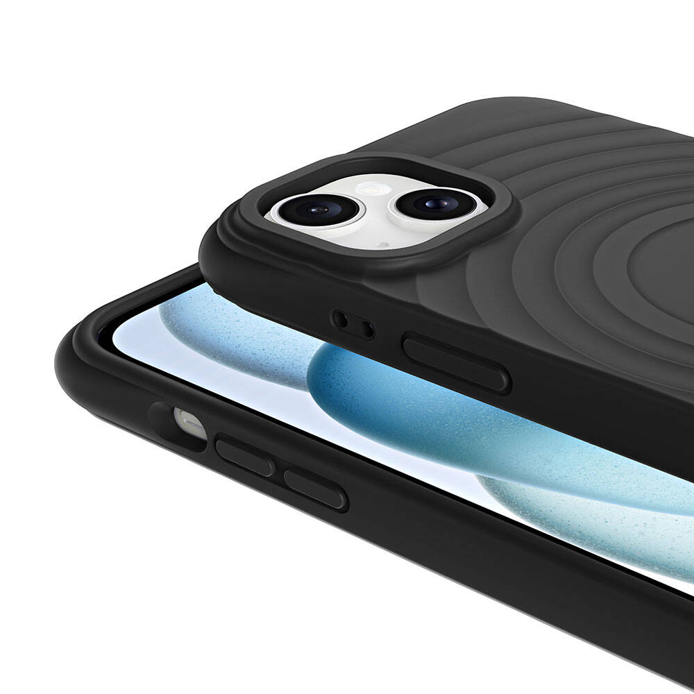Apple iPhone 15 Plus M-safe Şarj Özellikli Airbagli Mat Görünümlü Zore Hepi Kapak
