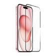 Apple iPhone 15 Plus Wiwu GT-008 Polimer Oleofobik Kaplama Şeffaf Pürüzsüz Temperli Cam Ekran Koruyucu 10'lu Paket