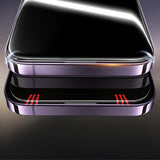 Apple iPhone 15 Plus Zore 2.5D Oliv Privacy Temperli Cam Ekran Koruyucu + Kolay Uygulama Aparatı