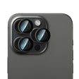 Apple iPhone 15 Pro Max CaseWorld Alloy Serisi Oleofobik Anti Reflective Kamera Lens Koruyucu