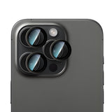 Apple iPhone 15 Pro CaseWorld Alloy Serisi Oleofobik Anti Reflective Kamera Lens Koruyucu