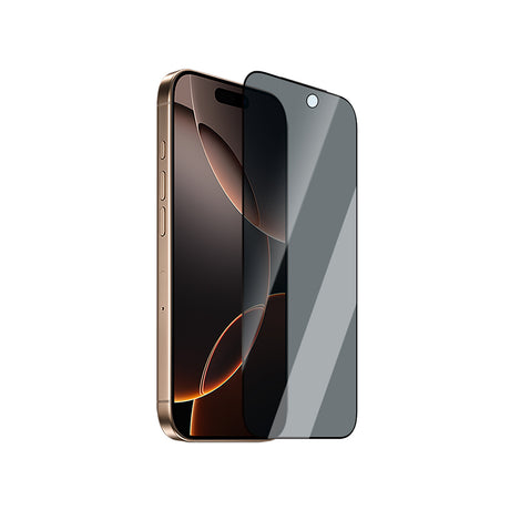Apple iPhone 15 Pro CaseWorld Applicator Serisi 2.5D Eyesafe Mavi Işık Teknolojili 0.33mm Privacy Temperli Cam Ekran Koruyucu + Uygulama Aparatı