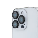 Apple iPhone 15 Pro Guess Orjinal Lisanslı Metal Kamera Lens Koruyucu