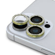 Apple iPhone 15 Pro Guess Orjinal Lisanslı Rhinestone Taşlı Lens Koruyucu