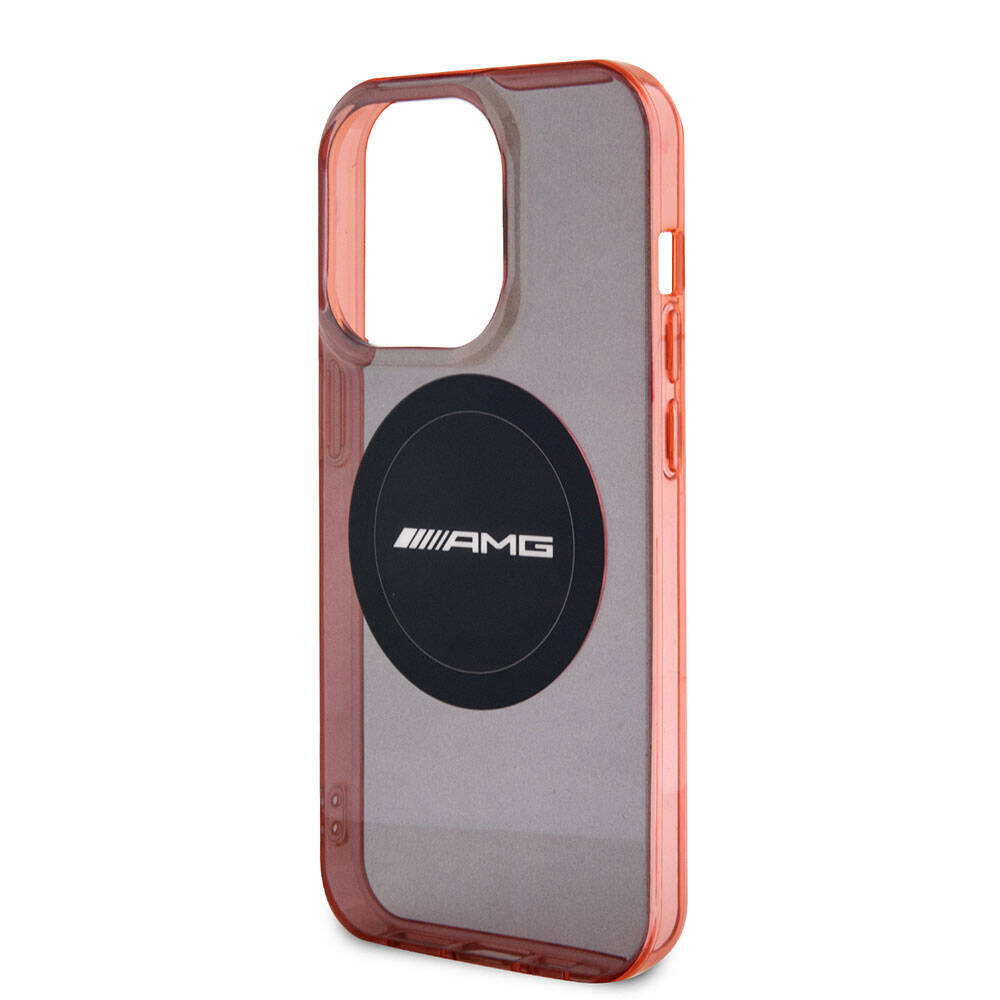 Apple iPhone 15 Pro Kılıf AMG Orjinal Lisanslı M-safe Şarj Özellikli Transparan Timeless Kapak