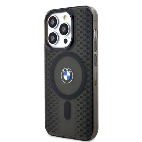Apple iPhone 15 Pro Kılıf BMW M-safe Şarj Özellikli Transparan IML Signature Orjinal Lisanslı Kapak