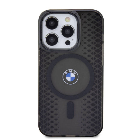 Apple iPhone 15 Pro Kılıf BMW M-safe Şarj Özellikli Transparan IML Signature Orjinal Lisanslı Kapak