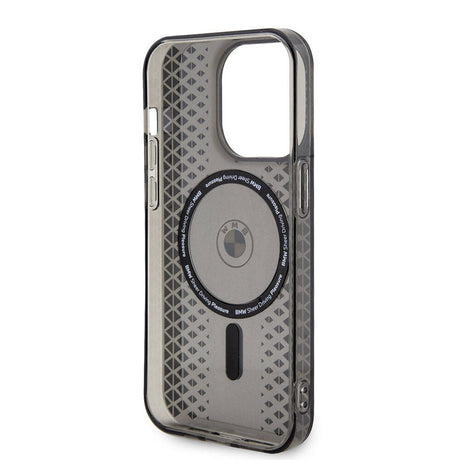 Apple iPhone 15 Pro Kılıf BMW M-safe Şarj Özellikli Transparan IML Signature Orjinal Lisanslı Kapak