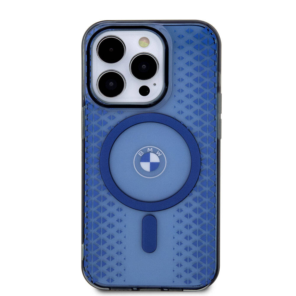 Apple iPhone 15 Pro Kılıf BMW M-safe Şarj Özellikli Transparan IML Signature Orjinal Lisanslı Kapak