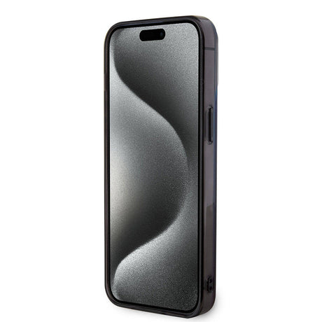 Apple iPhone 15 Pro Kılıf BMW M-safe Şarj Özellikli Transparan Renk Geçişli Dizayn Orjinal Lisanslı Kapak