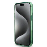 Apple iPhone 15 Pro Kılıf BMW M-safe Şarj Özellikli Transparan Tricolor Stripes Orjinal Lisanslı Kapak