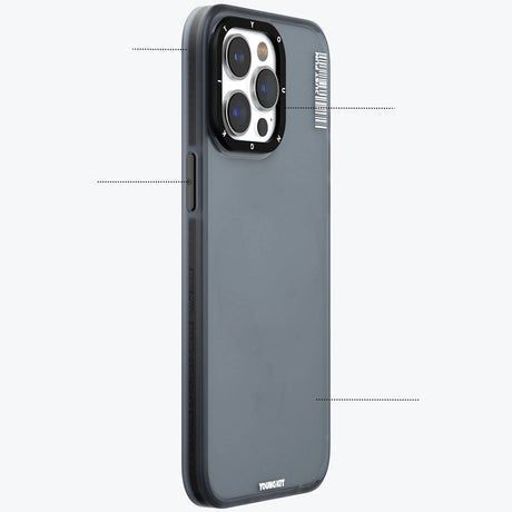 Apple iPhone 15 Pro Kılıf Buzlu Mat Tasarım Youngkit Colored Sand Serisi Kapak