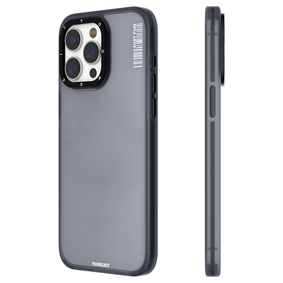 Apple iPhone 15 Pro Kılıf Buzlu Mat Tasarım Youngkit Colored Sand Serisi Kapak