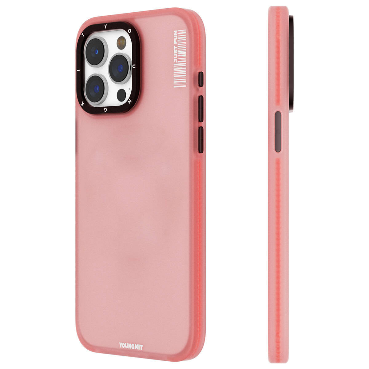 Apple iPhone 15 Pro Kılıf Buzlu Mat Tasarım Youngkit Colored Sand Serisi Kapak