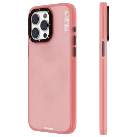 Apple iPhone 15 Pro Kılıf Buzlu Mat Tasarım Youngkit Colored Sand Serisi Kapak