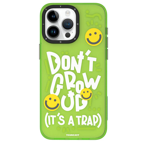 Apple iPhone 15 Pro Kılıf Desenli Youngkit Happy Hearth Serisi Kapak