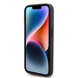 Apple iPhone 15 Pro Kılıf Ferrari Orjinal Lisanslı Deri Dikişli Arka Yüzey Metal Logo Tasarımlı Kapak