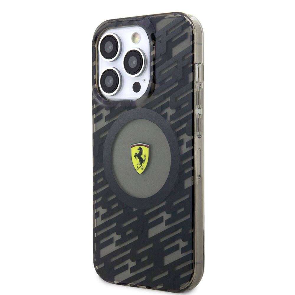 Apple iPhone 15 Pro Kılıf Ferrari Orjinal Lisanslı M-safe Şarj Özellikli Multi SF Kapak