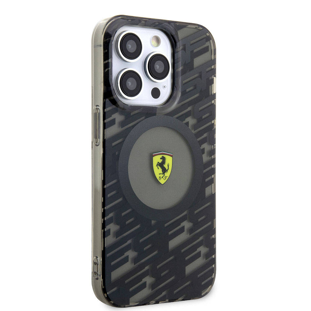 Apple iPhone 15 Pro Kılıf Ferrari Orjinal Lisanslı M-safe Şarj Özellikli Multi SF Kapak
