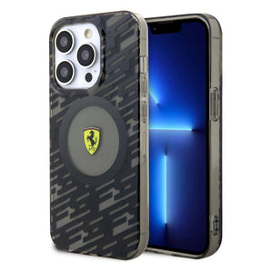 Apple iPhone 15 Pro Kılıf Ferrari Orjinal Lisanslı M-safe Şarj Özellikli Multi SF Kapak
