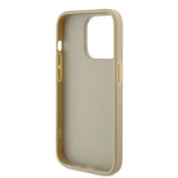 Apple iPhone 15 Pro Kılıf Guess Orjinal Lisanslı 4G Büyük Metal Logolu Glitter Kapak