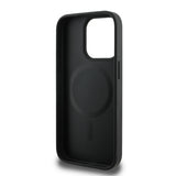 Apple iPhone 15 Pro Kılıf Guess Orjinal Lisanslı M-safe Şarj Özellikli 4G Desen Yazı Logolu Kapak