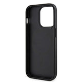 Apple iPhone 15 Pro Kılıf Guess Orjinal Lisanslı M-safe Şarj Özellikli 4G Şerit Tasarımlı Printed Kapak