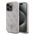Apple iPhone 15 Pro Kılıf Guess Orjinal Lisanslı M-safe Şarj Özellikli Small 4G Classic Kapak