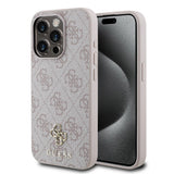 Apple iPhone 15 Pro Kılıf Guess Orjinal Lisanslı M-safe Şarj Özellikli Small 4G Classic Kapak