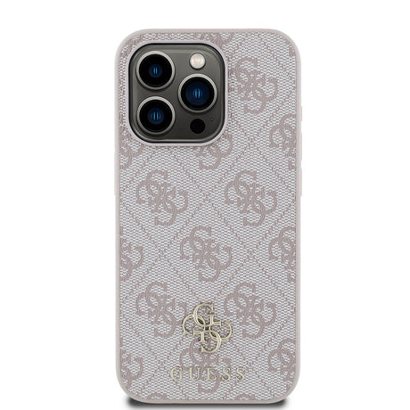 Apple iPhone 15 Pro Kılıf Guess Orjinal Lisanslı M-safe Şarj Özellikli Small 4G Classic Kapak
