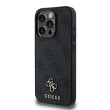 Apple iPhone 15 Pro Kılıf Guess Orjinal Lisanslı M-safe Şarj Özellikli Small 4G Classic Kapak