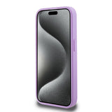Apple iPhone 15 Pro Kılıf Guess Orjinal Lisanslı M-safe Şarj Özellikli Yazı Logolu Saffiano Kapak
