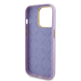 Apple iPhone 15 Pro Kılıf Guess Orjinal Lisanslı Yazı Logolu Glitter Glossy Script Kapak