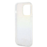 Apple iPhone 15 Pro Kılıf Guess Orjinal Lisanslı Yazı Logolu Mirror Disco Kapak