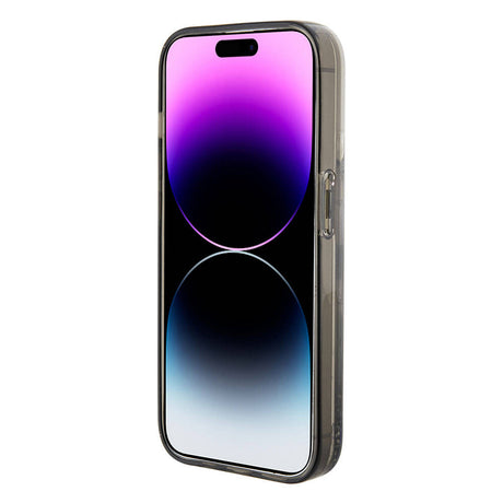 Apple iPhone 15 Pro Kılıf Karl Lagerfeld İkonik Sıvılı Glitter Orjinal Lisanslı Kapak
