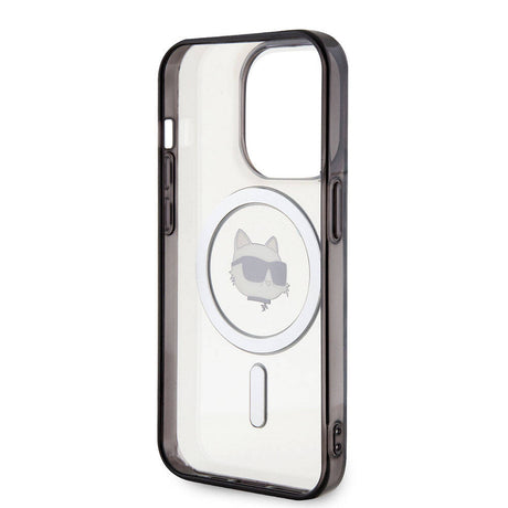 Apple iPhone 15 Pro Kılıf Karl Lagerfeld M-safe Şarj Özellikli IML Choupette Orjinal Lisanslı Kapak