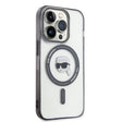 Apple iPhone 15 Pro Kılıf Karl Lagerfeld M-safe Şarj Özellikli IML Karl Orjinal Lisanslı Kapak