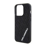 Apple iPhone 15 Pro Kılıf Karl Lagerfeld Silikon 3D Multi Logo Orjinal Lisanslı Kapak